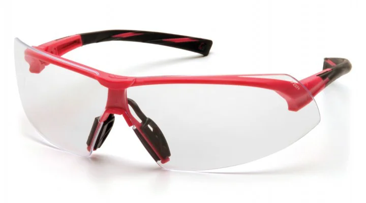 Очки защитные открытые Pyramex Onix Pink (clear) прозрачные в розовой оправе — Нові надходження