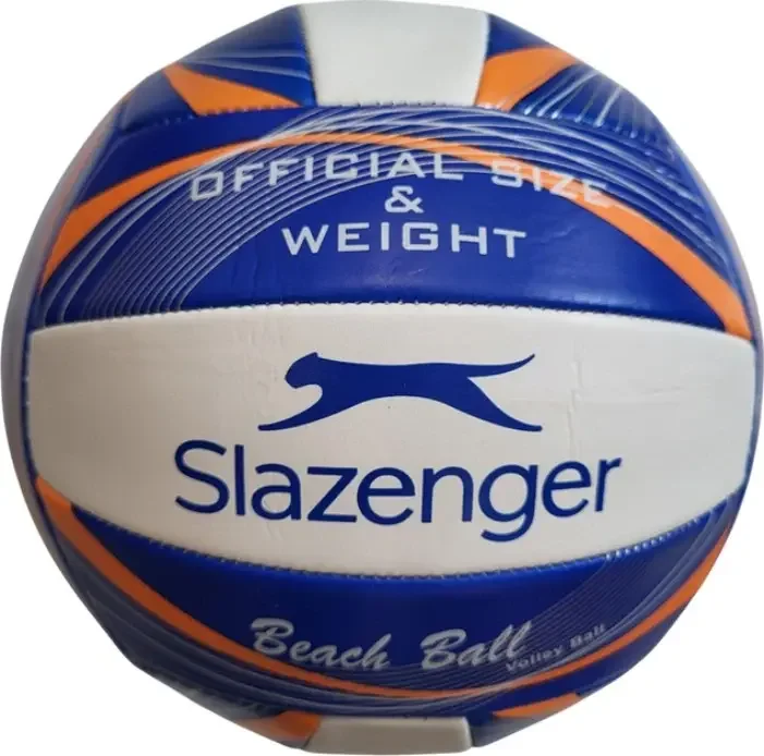 М'яч волейбольний Slazenger AC Beach volleyball blue/white/orange/silver size 4