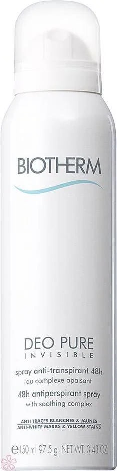 Дезодорант-спрей Biotherm Deo Pure Invisible 150 мл — Нові надходження