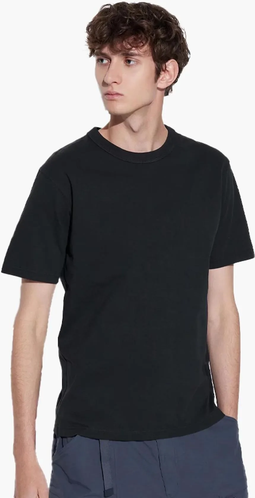 Футболка чоловіча Uniqlo Crew Neck T-Shirt Black 422992-09 L