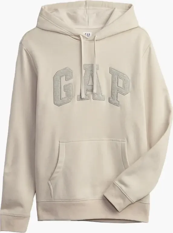 Худі чоловіче Gap Logo Hoodie Unbleached White 546844321 XL