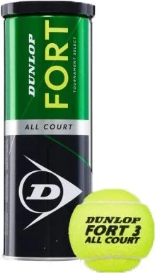 М'ячі для тенісу Dunlop Fort TS 3B метал банка — Нові надходження