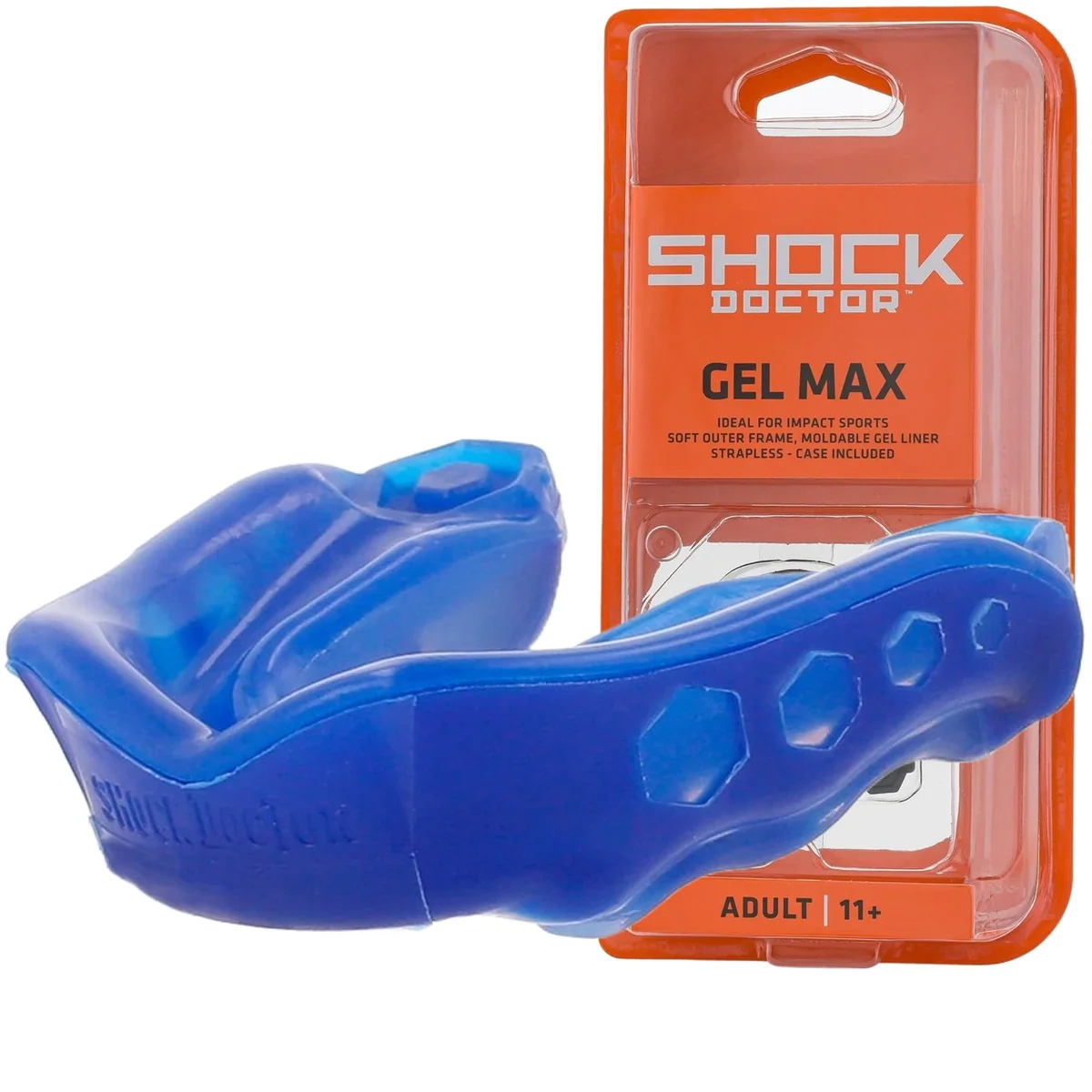 Капа Shock Doctor Gel Max доросла (вік 11+) Blue (art. 6150-BLU-AD)