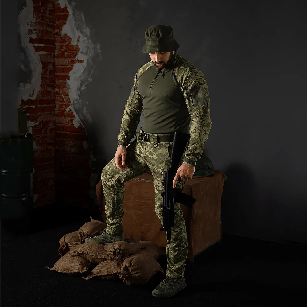 Бойова сорочка Camotec Raid Піксель/Олива, розмір L — фото 3
