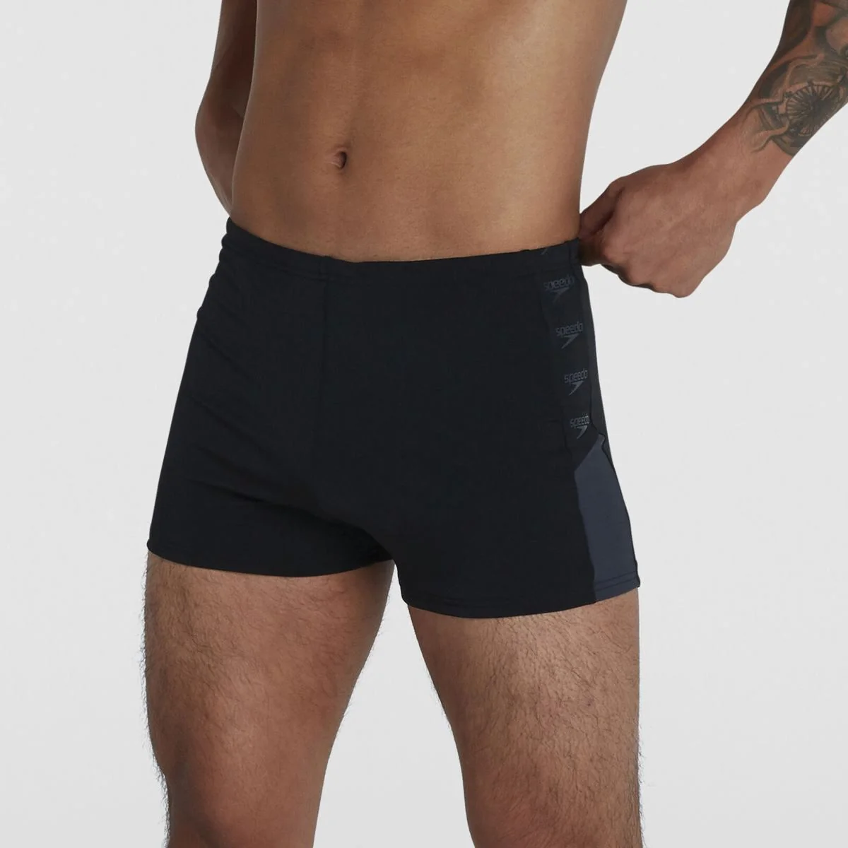 Чоловічі плавки Speedo Boom Logo Splice Asht Am Black / Grey 8-128239023, 30