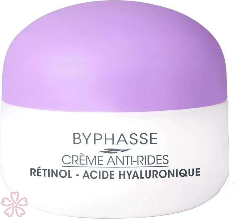 Крем против морщин с ретинолом и гиалуроновой кислотой Byphasse Retinol Anti-Wrinkle Cream 50 мл — Нові надходження
