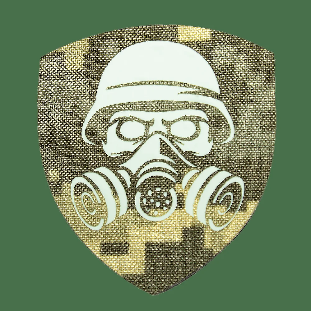 Шеврон Camotec Хім. Солдат (7*8) Піксель/Люмін (9019)