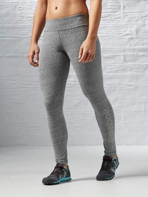 Reebok ELEMENTS LOGO LEGGING - ЖЕНСКИЕ ЛОСИНЫ(ЛЕГГИНСЫ)
