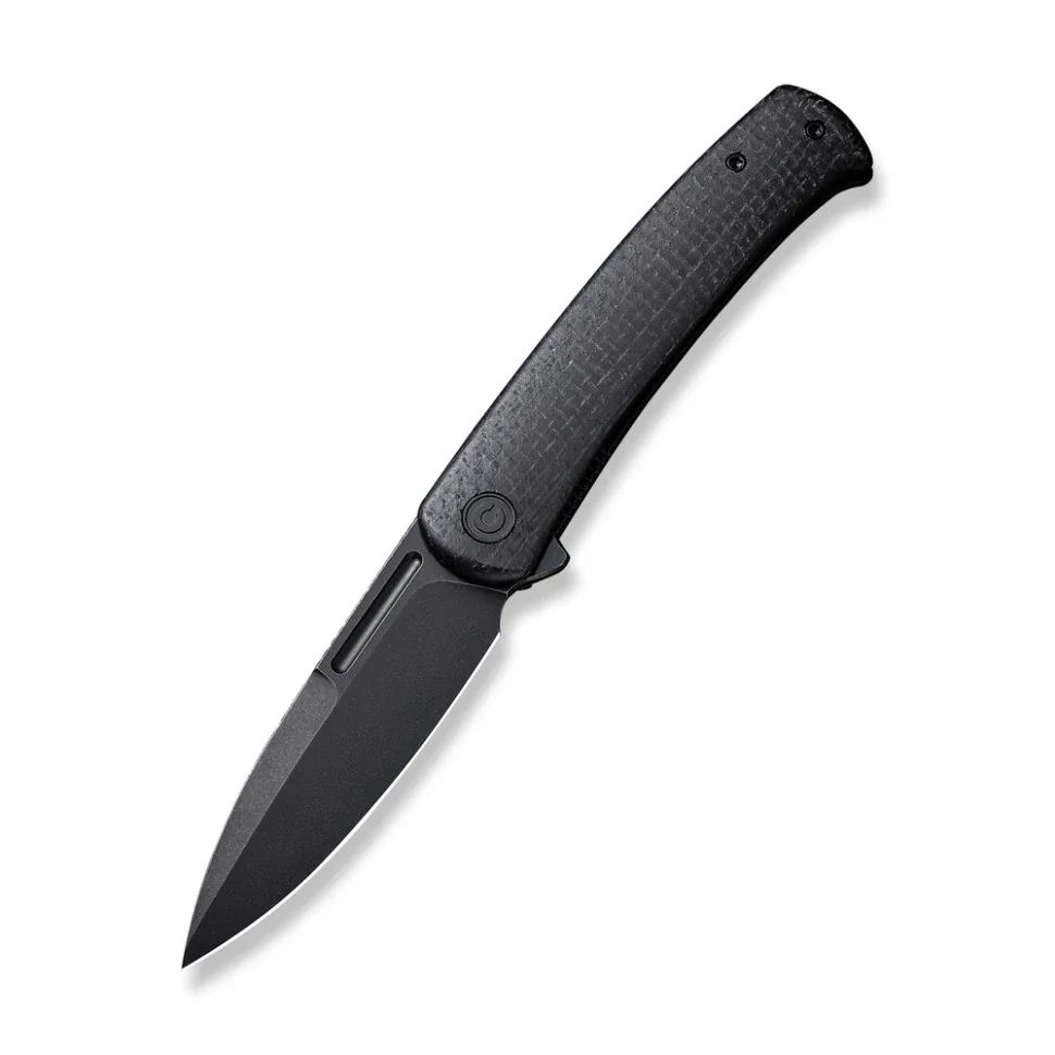 Ніж складаний туристичний Civivi Caetus Flipper, (8.8 см) Damascus / Carbon Fiber