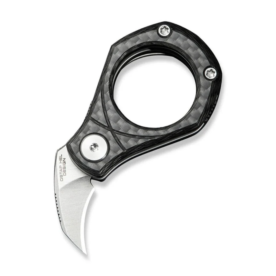 Ніж складаний кишеньковий Civivi Pyrus, (1.6 см) 14C28N / Carbon Fiber темно-сірий