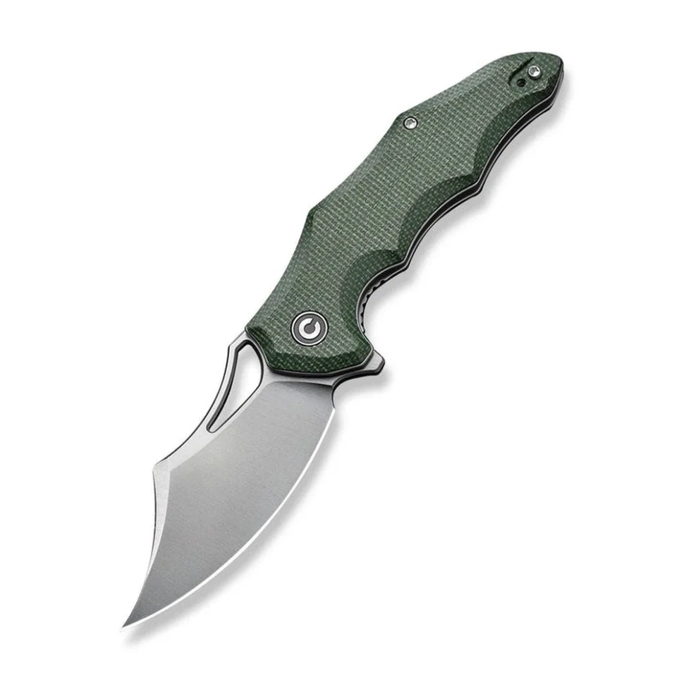 Ніж складаний кишеньковий Civivi Chiro, (7.9 см) 14C28N / Micarta темно-зелений