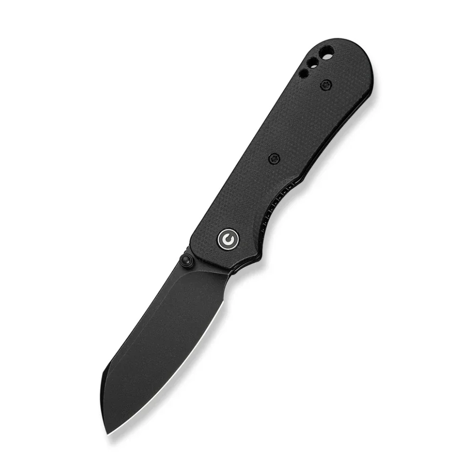 Ніж складаний кишеньковий Civivi Crabby, (6.9 см) 14C28N / Micarta чорний