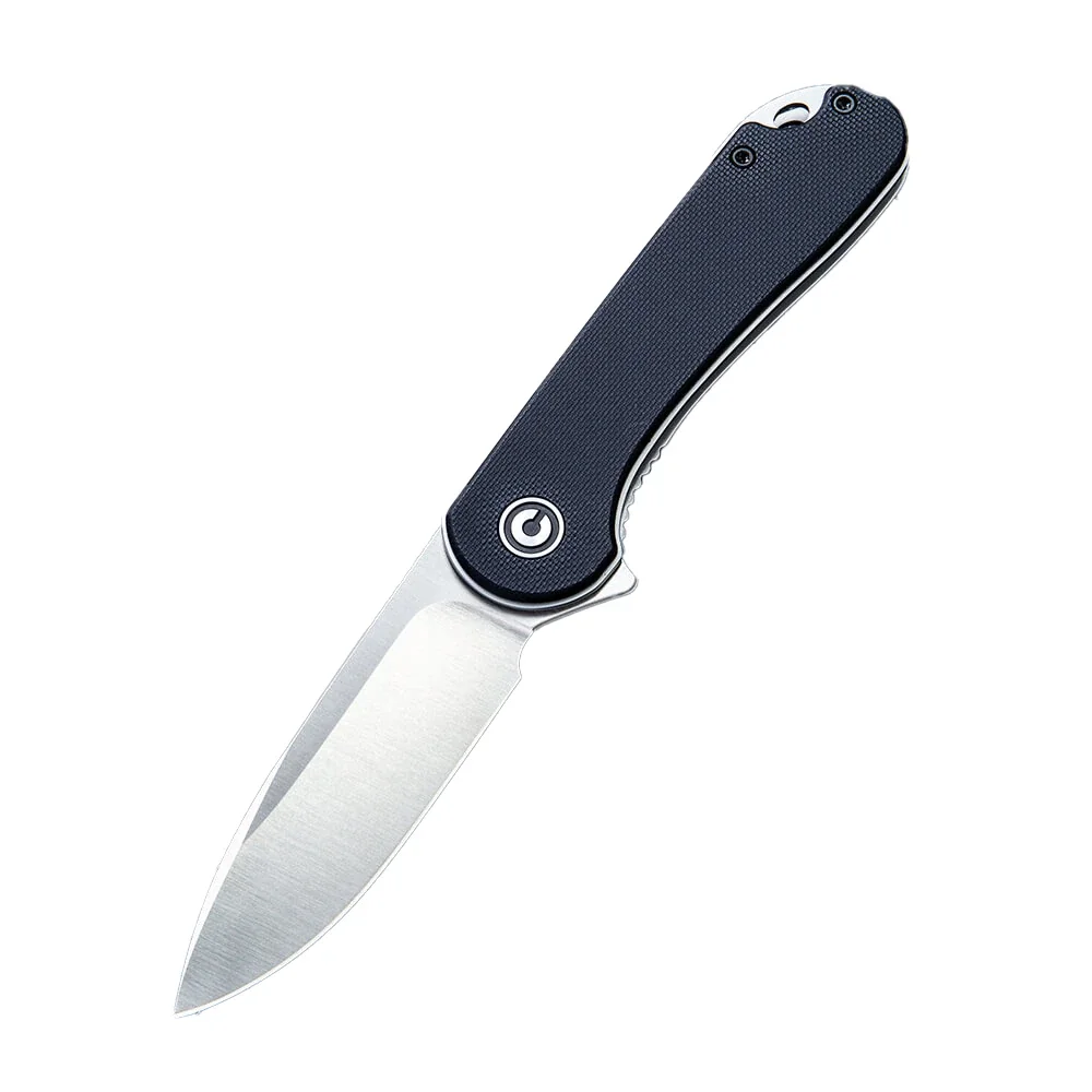 Ніж складаний кишеньковий Civivi Elementum, (7.5 см) D2 / G10 чорний