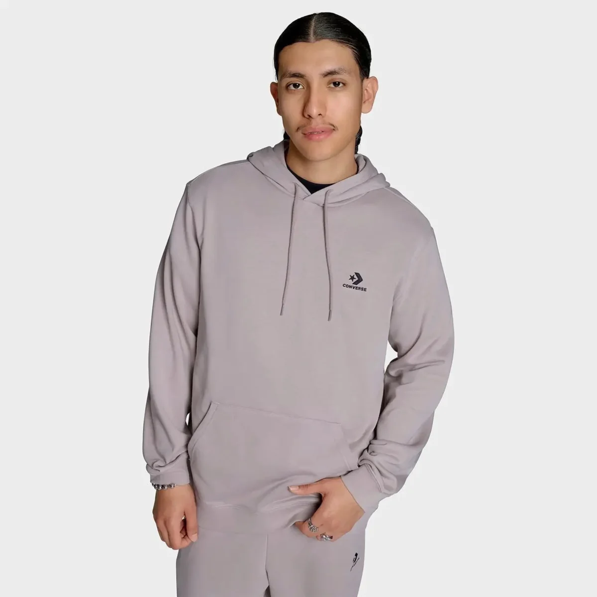 Чоловіча толстовка CONVERSE STANDARD FIT LEFT CHEST STAR CHEV EMB CVM5K874-PYR, 2XL