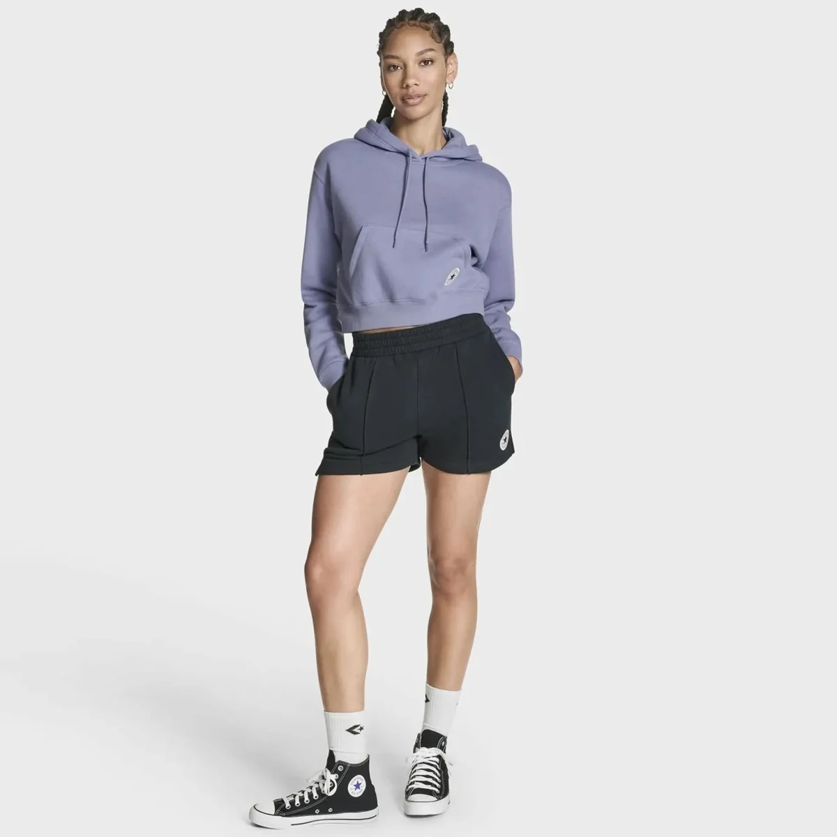 Жіноча толстовка CONVERSE CHUCK CROPPED CVW5K111-M6N, M