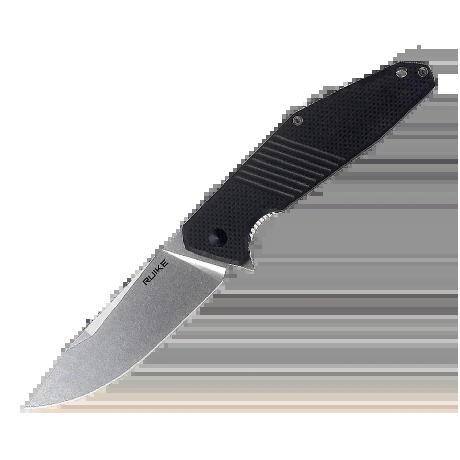 Ніж складаний туристичний Ruike D191-B, (9.2 см) 8Cr13Mov / G10 + steel 420 чорний