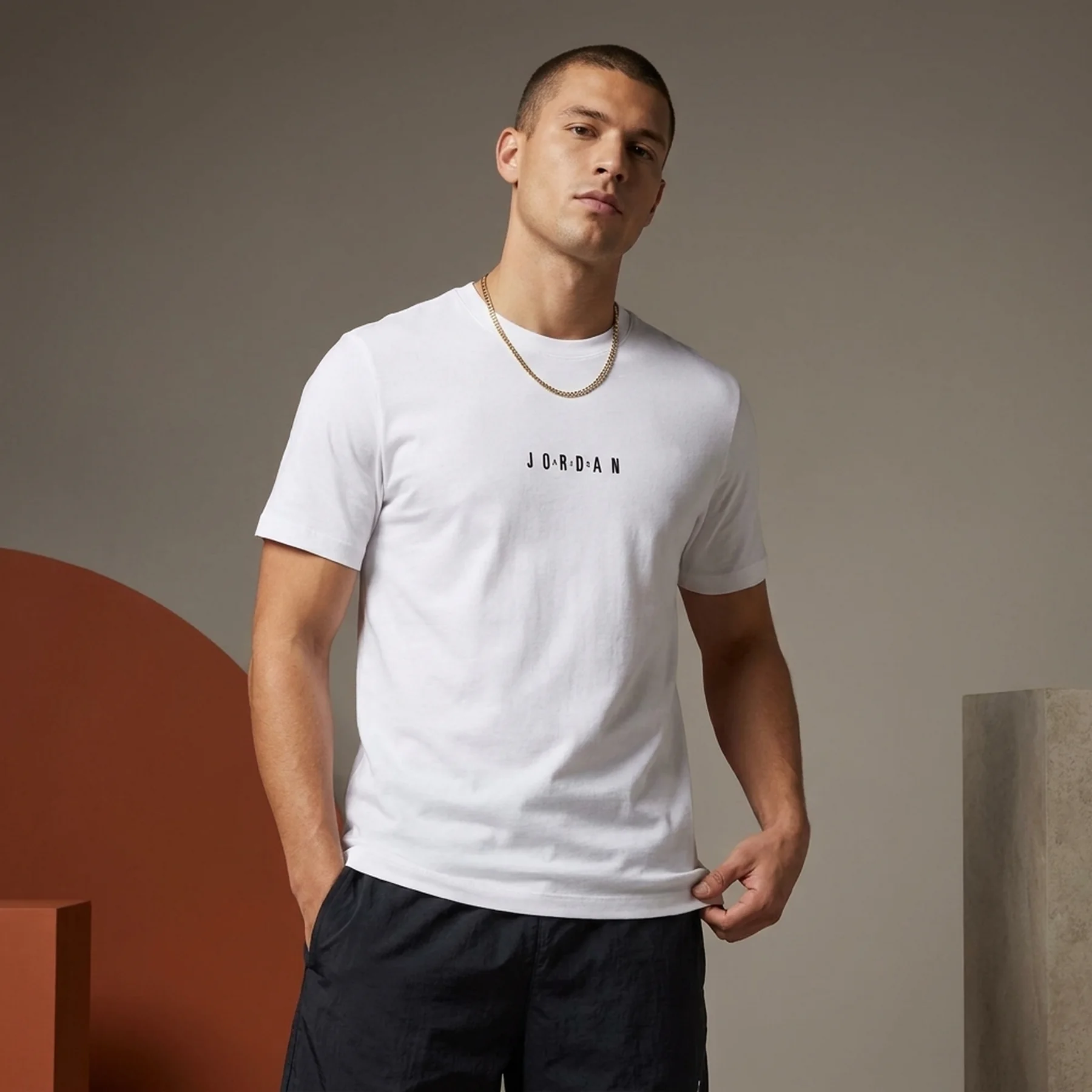 Футболка чоловіча M EMB JORDAN AIR CREW DM3182-100, 2XL