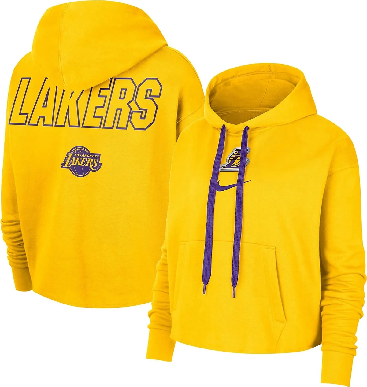 Худі жіноче Nike Los Angeles Lakers Courtside Yellow Dn4735-728 XL