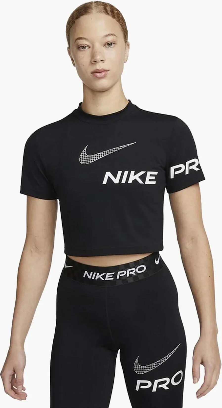 Жіноча майка Nike Pro Dri-FIT Graphic Cropped Top DX0078-010