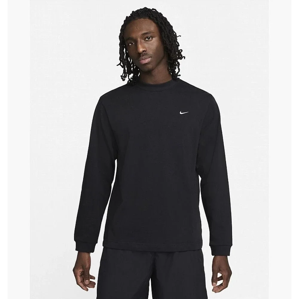 Лонгслів чоловічий Nike Solo Swoosh Black Dx0884-010 M