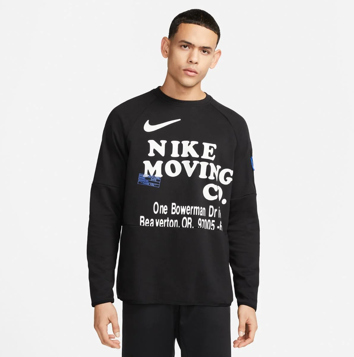Чоловіча кофта NIKE M Dri-FIT DRY LS MOVING CO