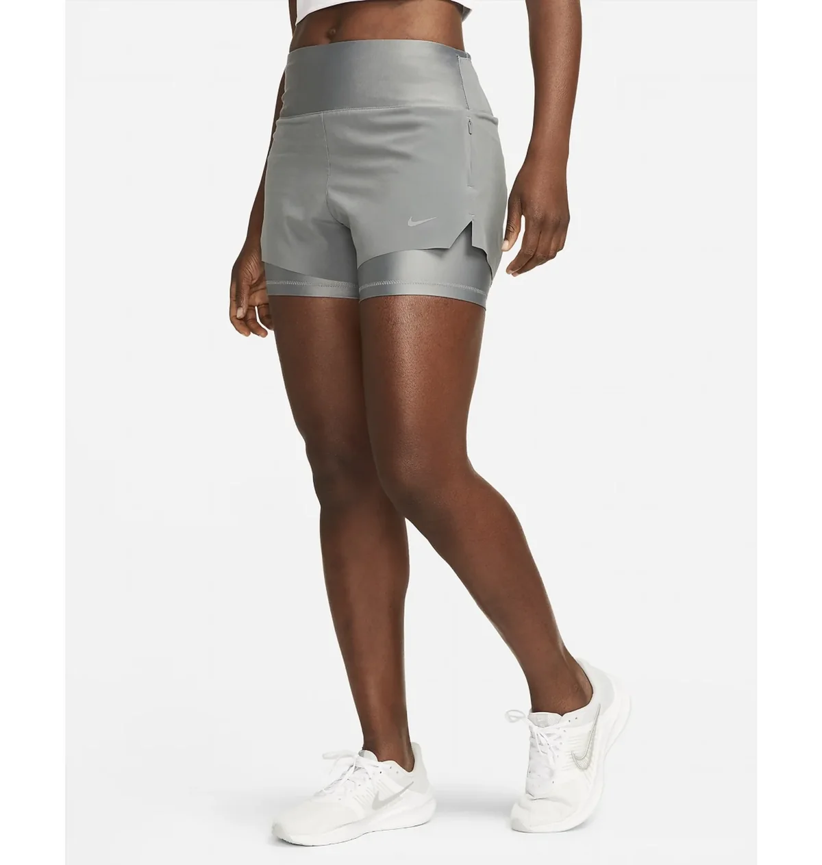 Шорти жіночі Nike Dri-Fit Swift 2-In-1-Laufshorts DX1029-084, S