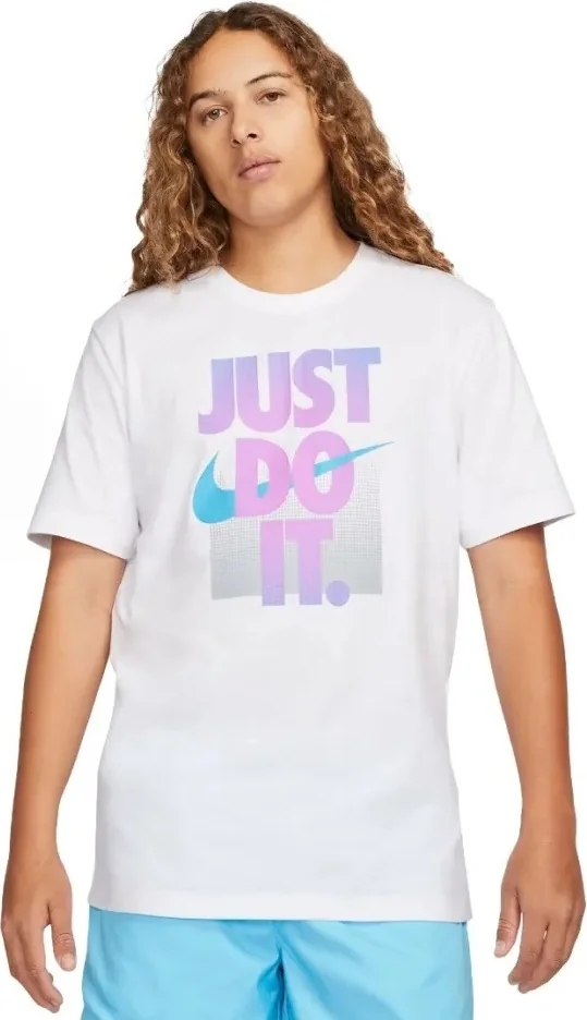 Футболка чоловіча Nike Tee Shirt Just Do It 12Mo White