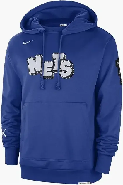 Худі чоловіче Nike Nba Courtside Brooklyn Nets Standard Issue City Edition 2023/24 Blue FB4440-495 M