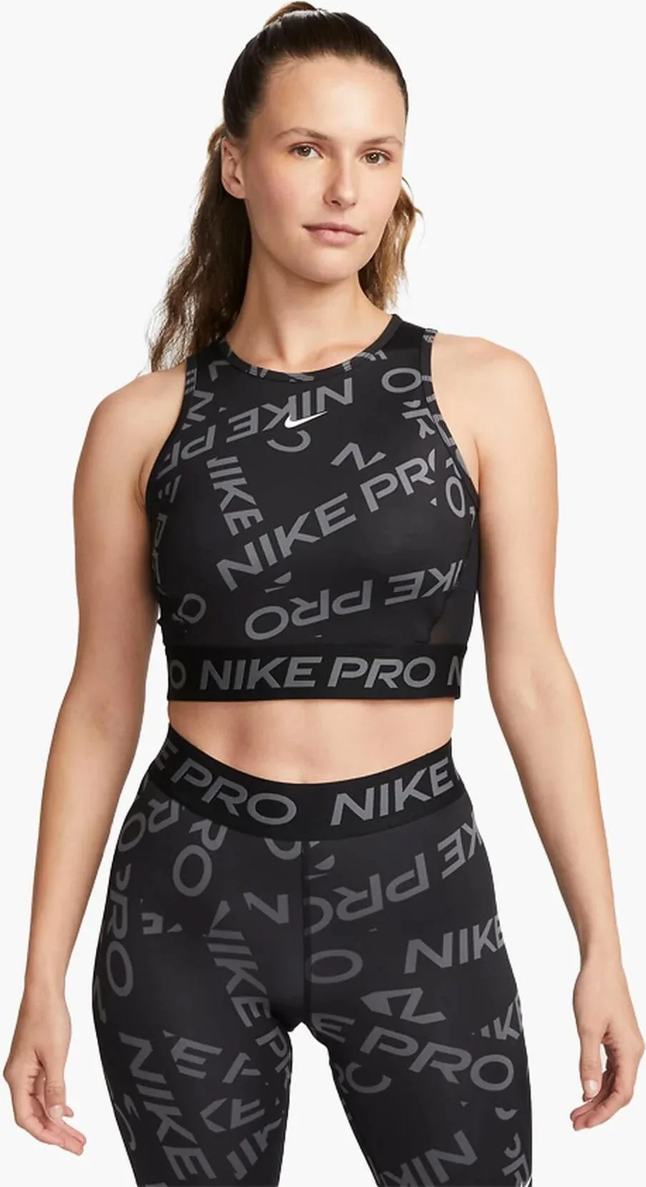 Жіноча майка Nike W Np Dri-Fit Crop Tank Aop FB5500-620, L
