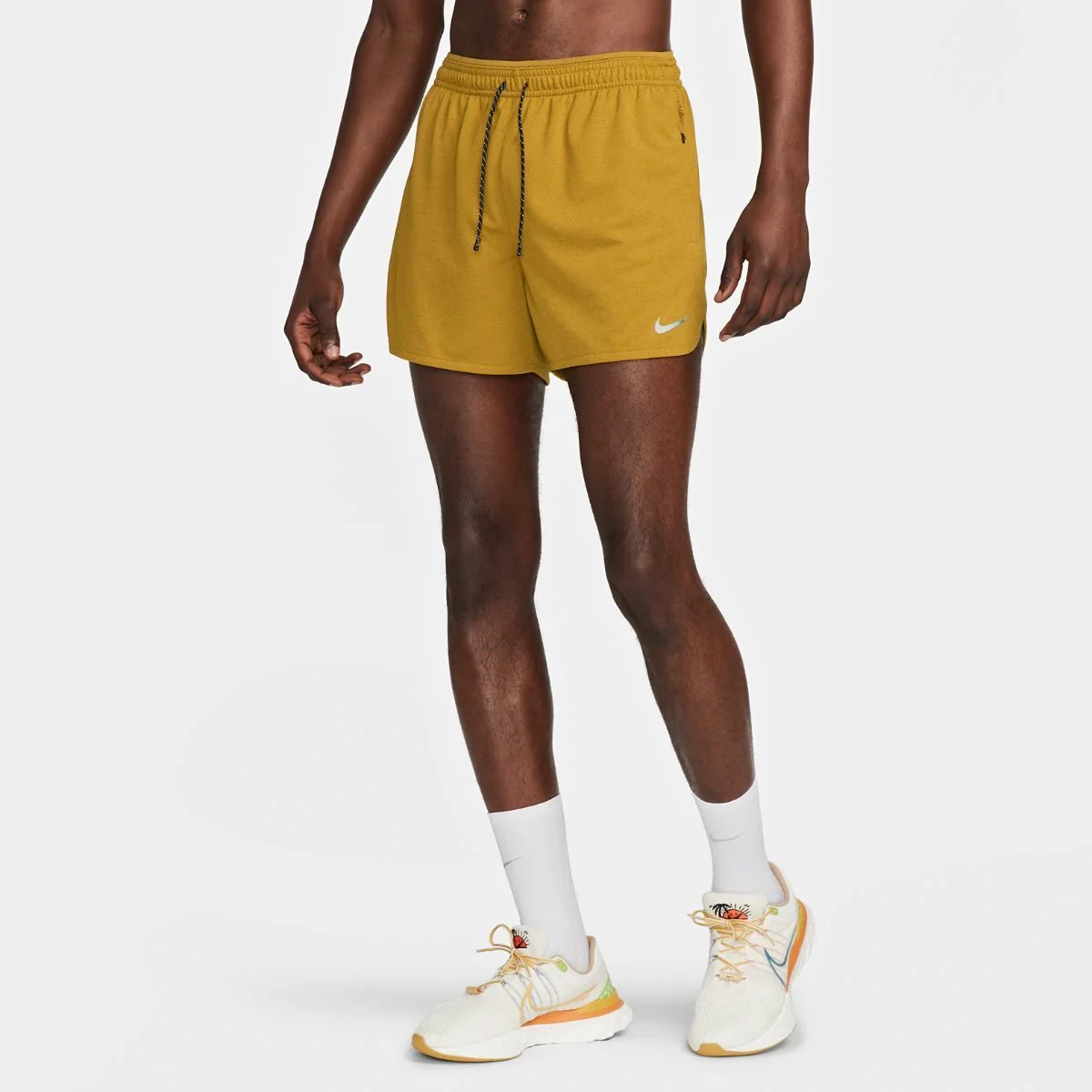 Шорти чоловічі Nike Dri-Fit Stride Running Division 4 Brief-Lined Running Shorts Yellow