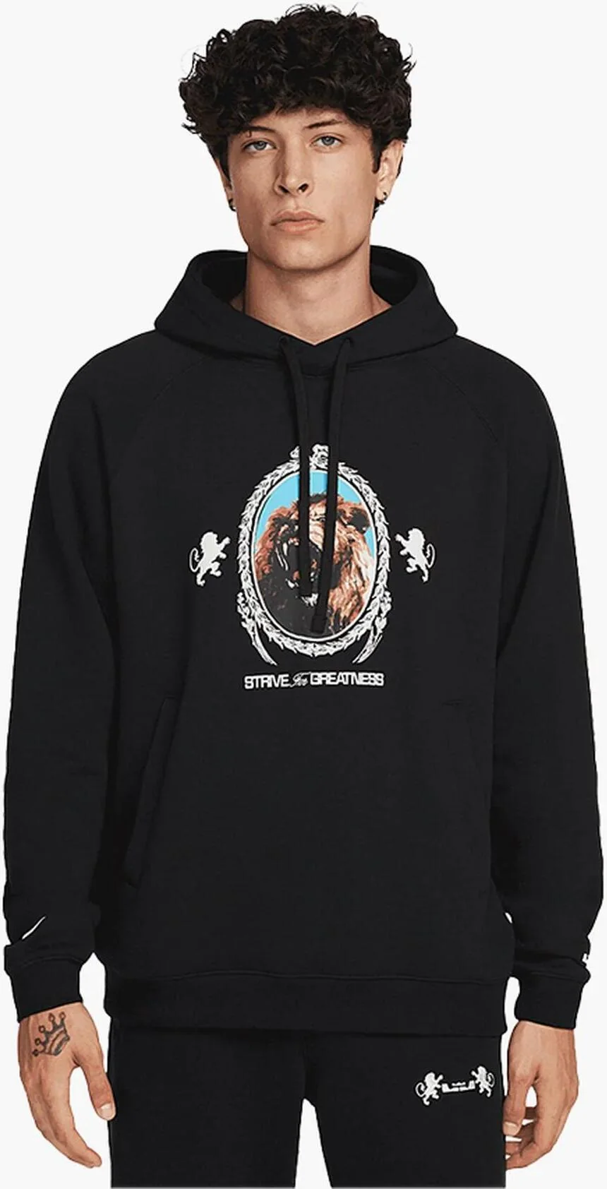 Худі чоловіче Nike Lebron James Brush Pull-Over Hoodie Black