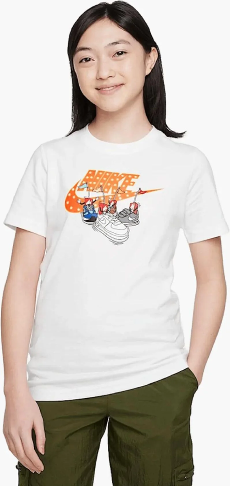 Дитяча футболка Nike Sportswear Boxy Tee FD0844-100