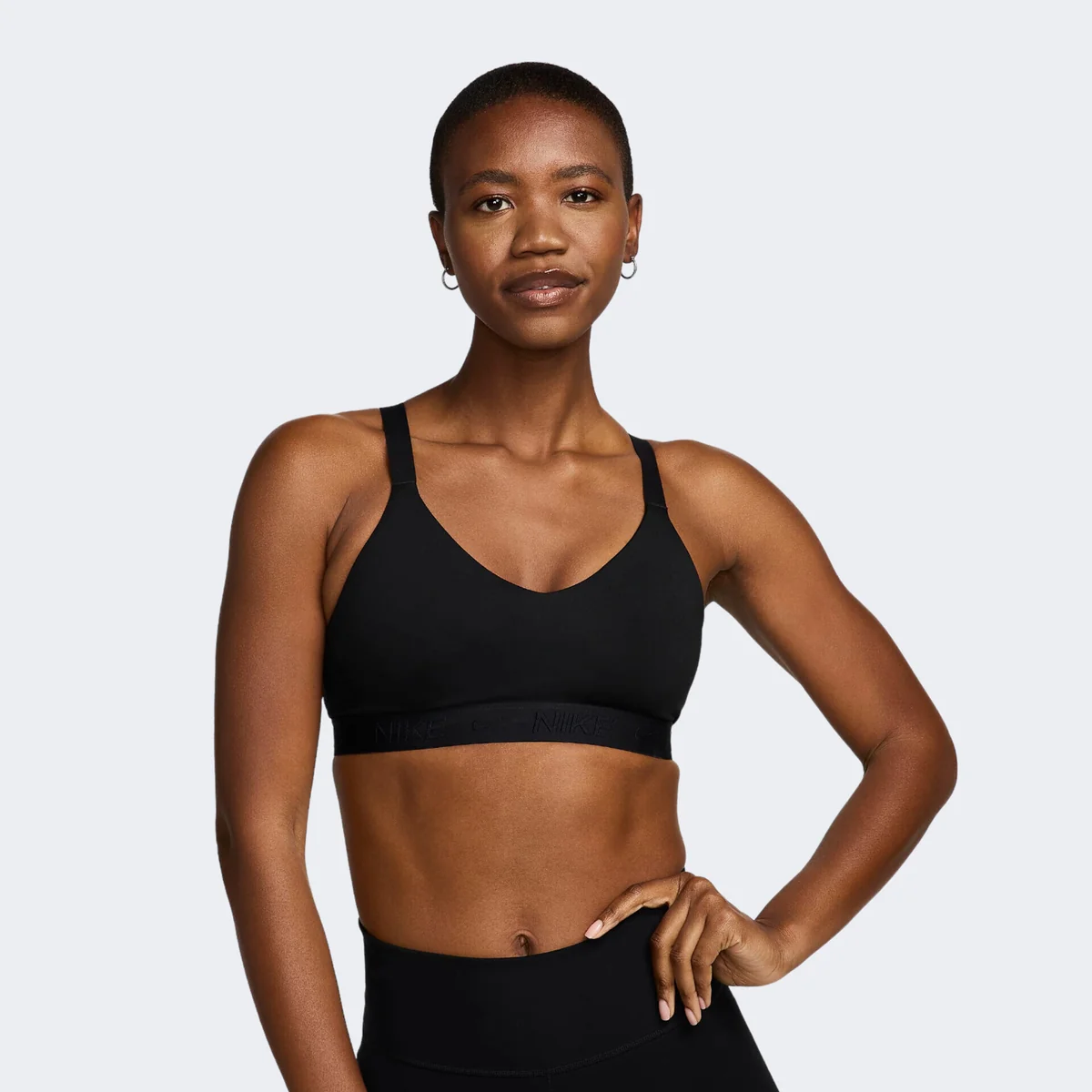 Топ жіночий NIKE W NK Dri-FIT INDY MED SPT BRA FD1065-010, L