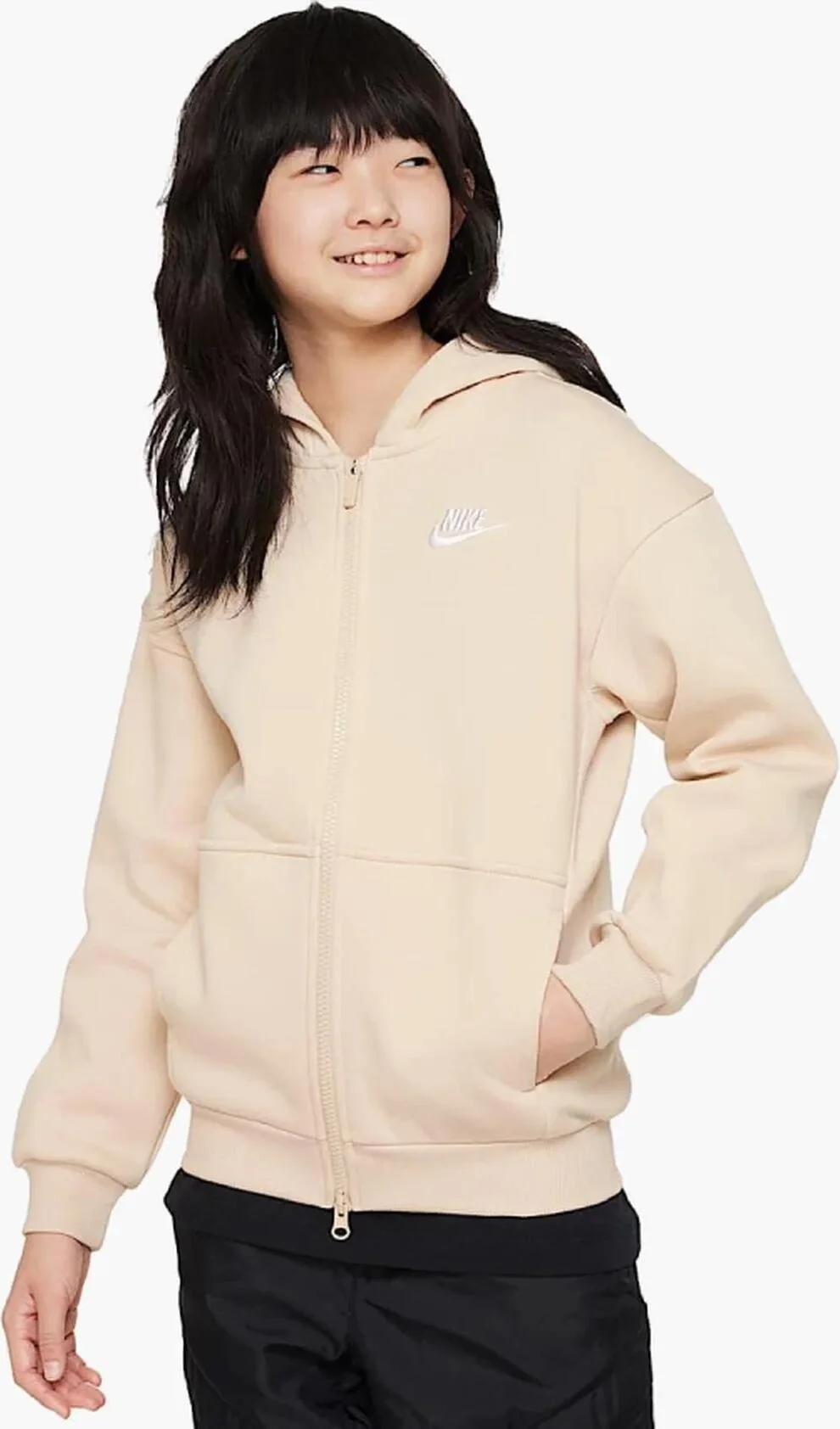 Дитяча спортивна кофта Nike Sportswear Club Girls Oversized Hoodie FD2931-126