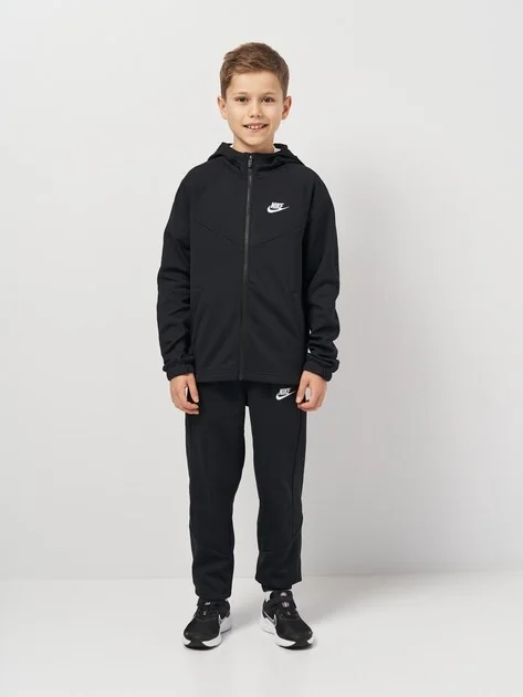 Підлітковий спортивний костюм K NSW TRACKSUIT POLY HD FZ LBR FD3072-010 Nike M Чорний
