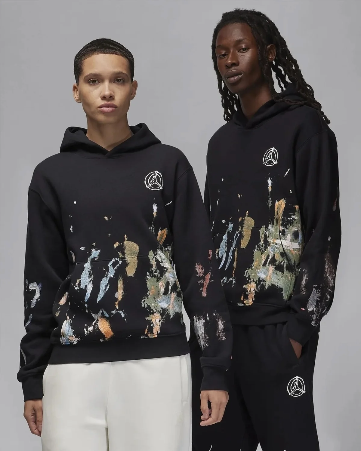 Кофта чоловіча Air Jordan Artist Series By Jammie Holmes Fleece Pullover Hoodie Black