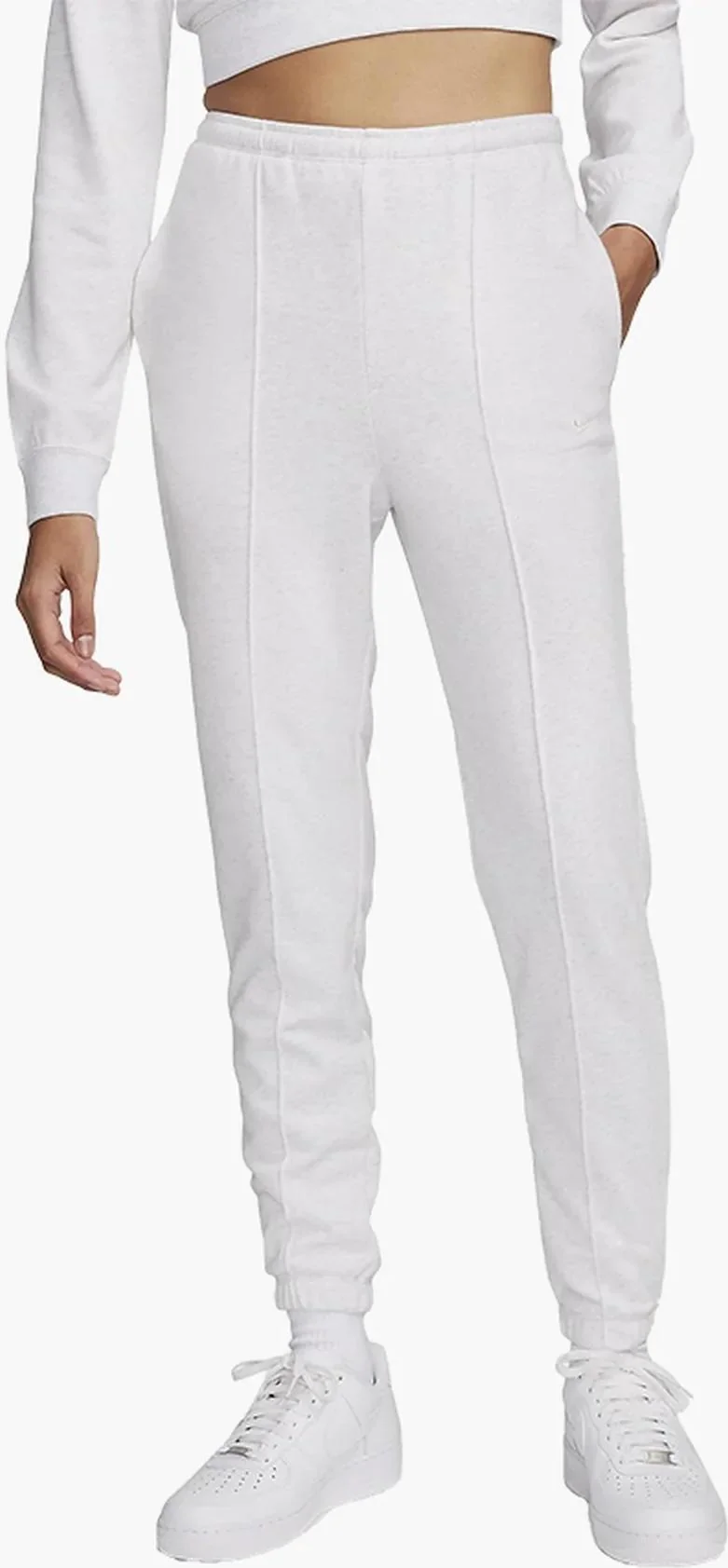Штани жіночі Nike Sportswear Chill Terry Woslim High-Waisted French Terry Sweatpants White FN2434-051 L