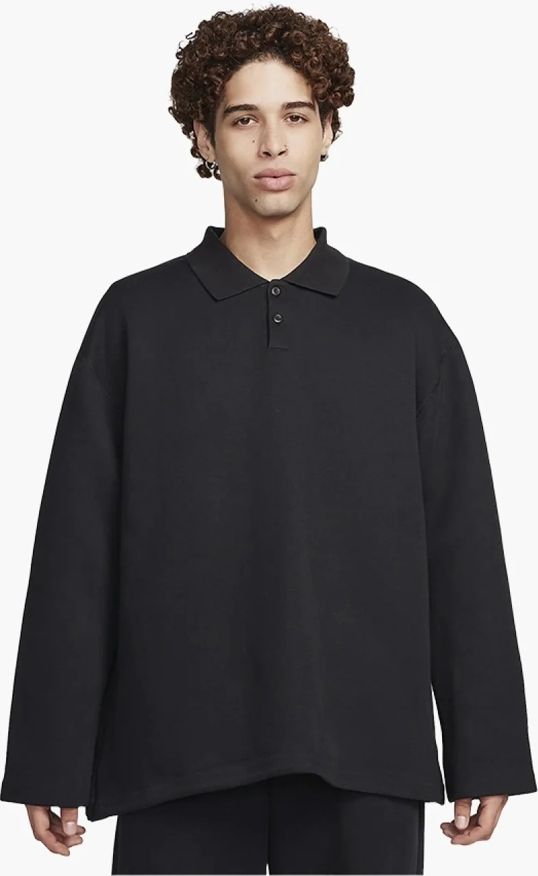 Кофта чоловіча Nike Polo Tech Fleece Reimagined Black FN3401-010, 2XL
