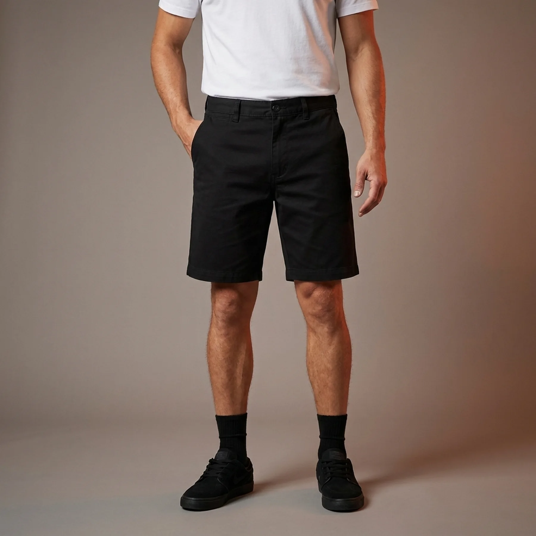 Шорти чоловічі Nike Sb Mens El Chino Skate Shorts Black (FQ0500-010)