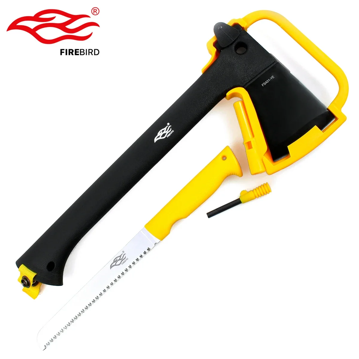 Сокира Firebird FSA01-YE (34.7 см) 3Cr13 / Рolymeric чорна