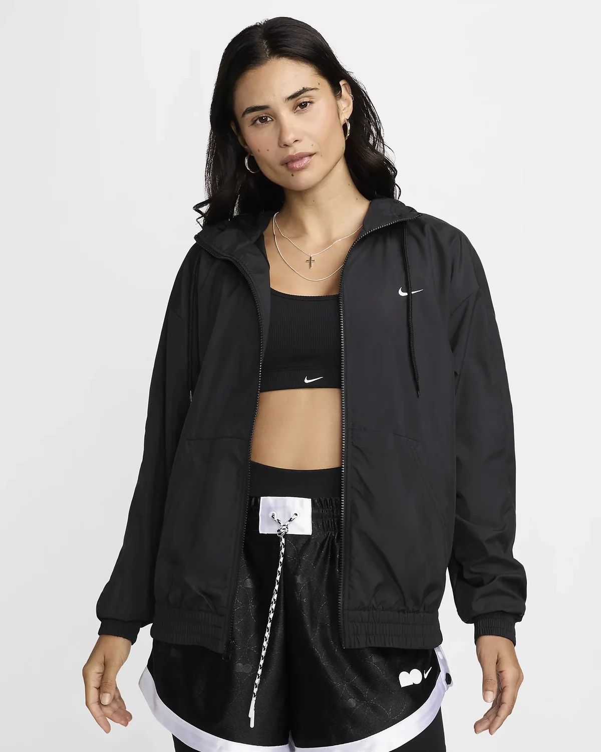 Толстовка жіноча NIKE W NSW ESSNTL UV WVN JKT HD FV6298-010, M