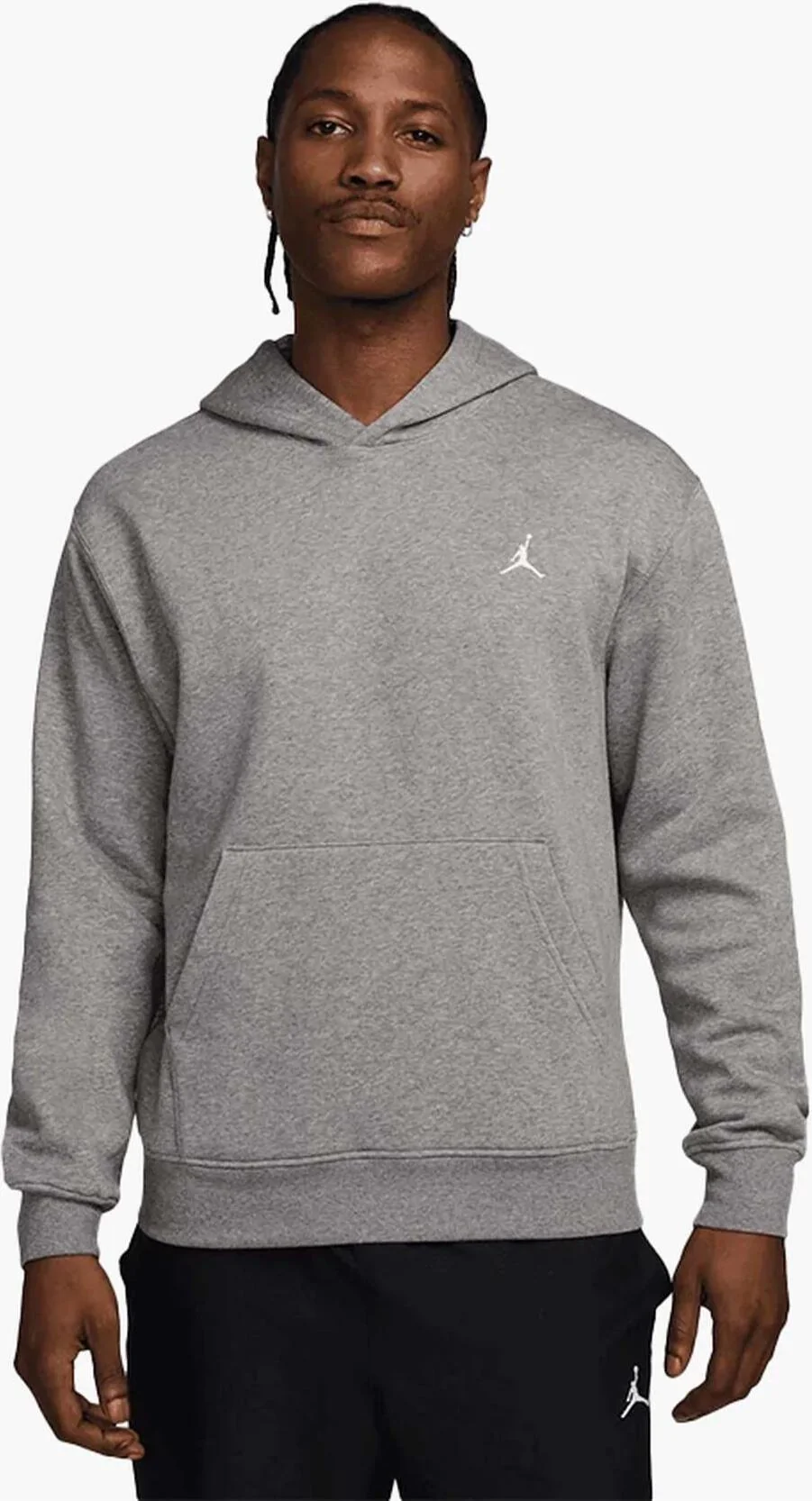 Худі чоловіче Nike Brooklyn Fleece Grey