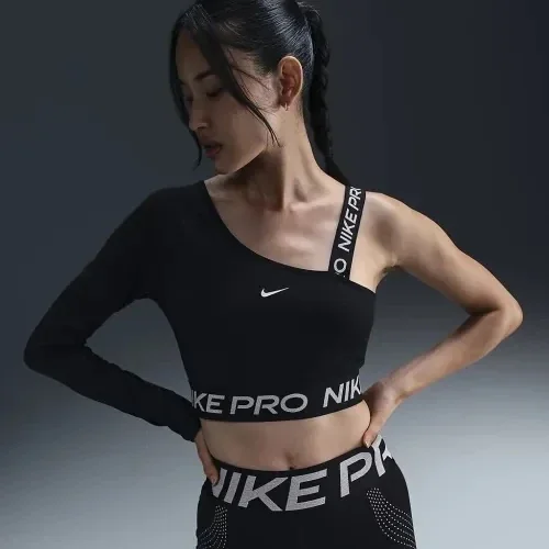 Жіноча футболка Nike Pro Dri-FIT Shine Cropped Top FV8100-010