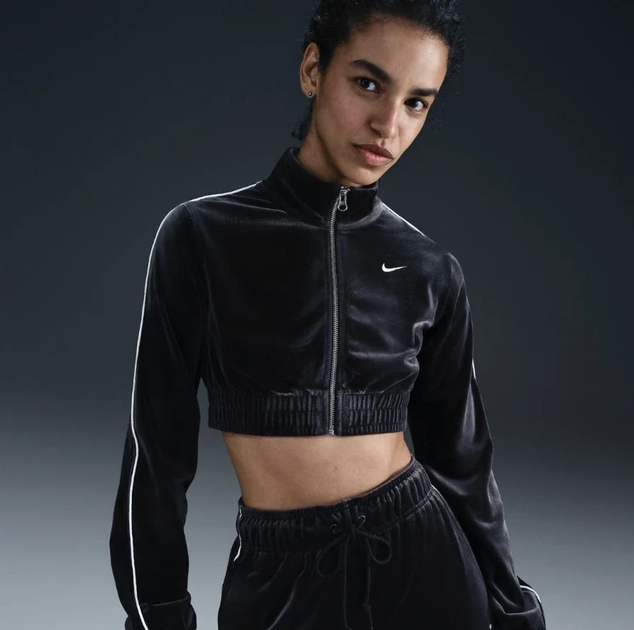 Кофта жіноча Nike W CLLCTN Velour FZ FZ3679-010, S