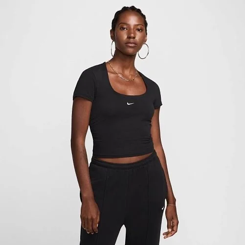 Футболка жіноча NIKE W NSW CHLL SS SQR NCK TO FZ7990-010, L