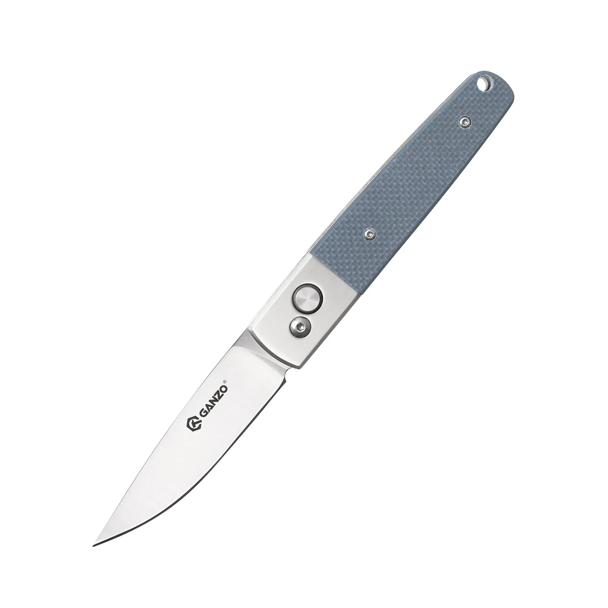 Ніж складаний туристичний Ganzo G7211 (8.5 см) 440С / G10 сірий