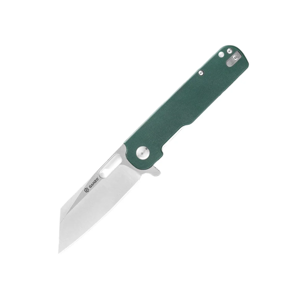 Ніж складаний туристичний Ganzo G770 (8.8 см) D2 / G10 зелений