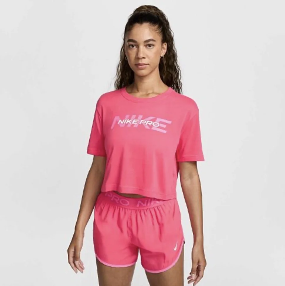 Футболка жіноча NIKE W PRO SS CRP TEE FA24 HF0762-629, M