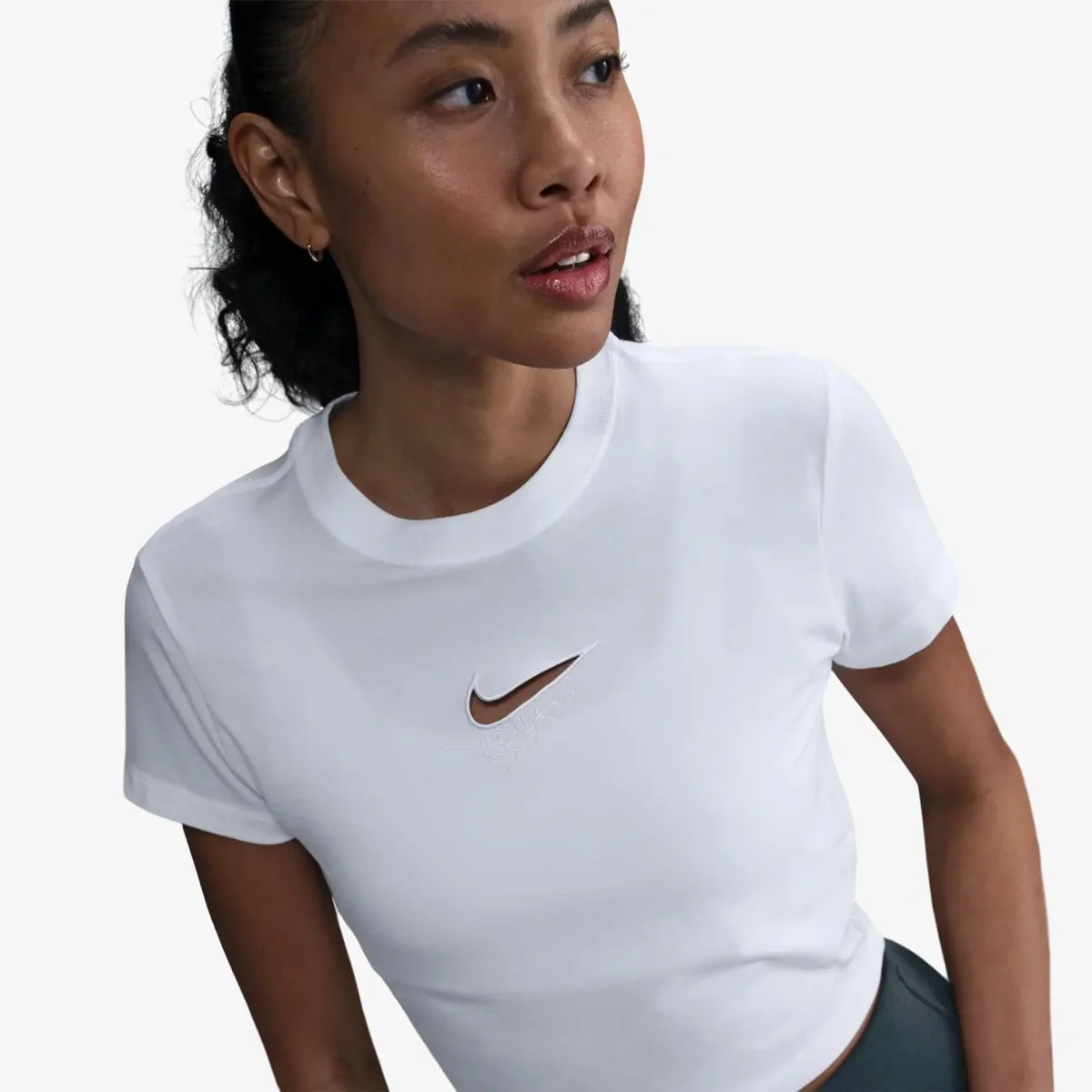 Жіноча футболка NIKE W NSW NK CHLL KNT TEE VDAY HF9534-100, L
