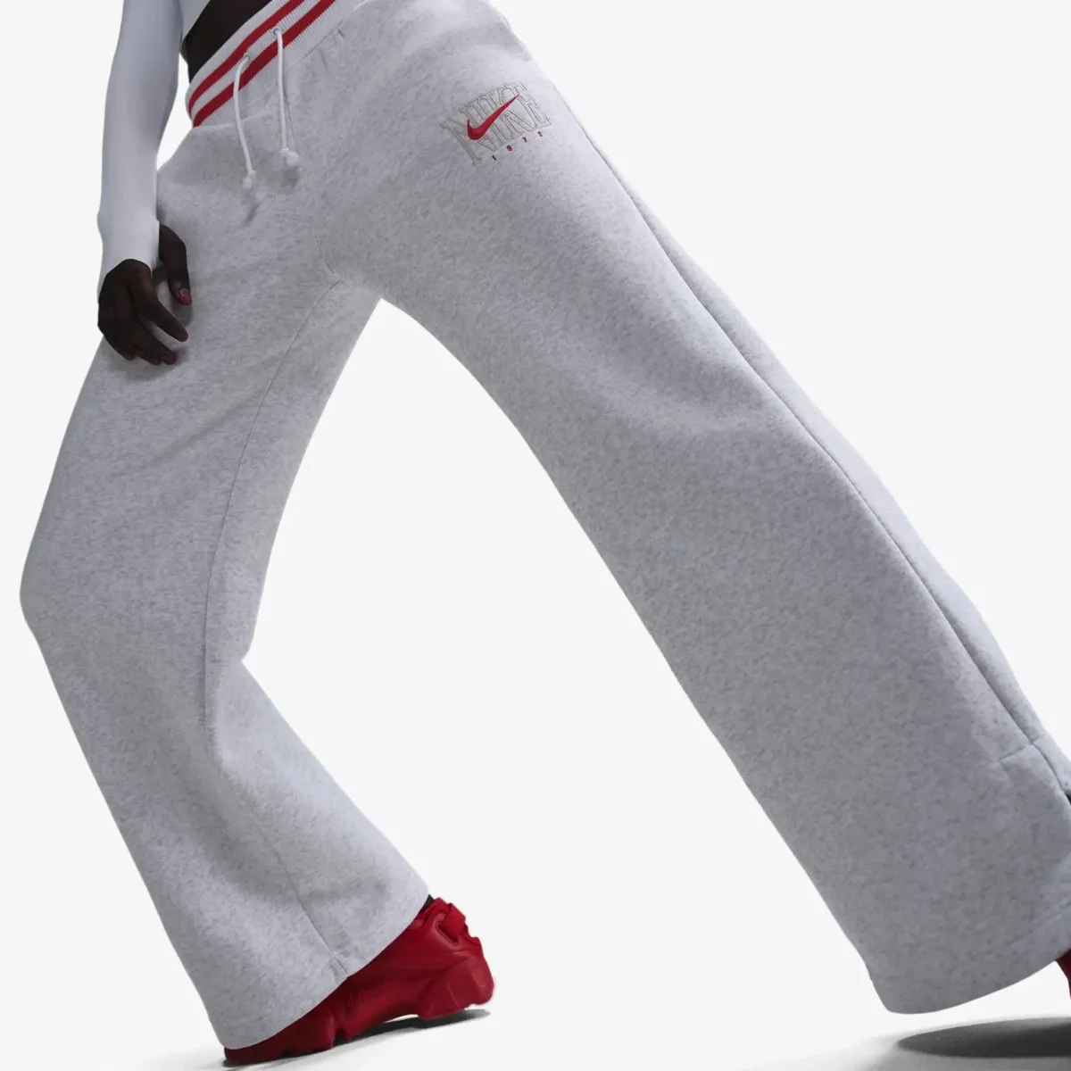 Штани жіночі NIKE W NSW PHNX FLC HR GX WIDE PNT HJ0909-051, L